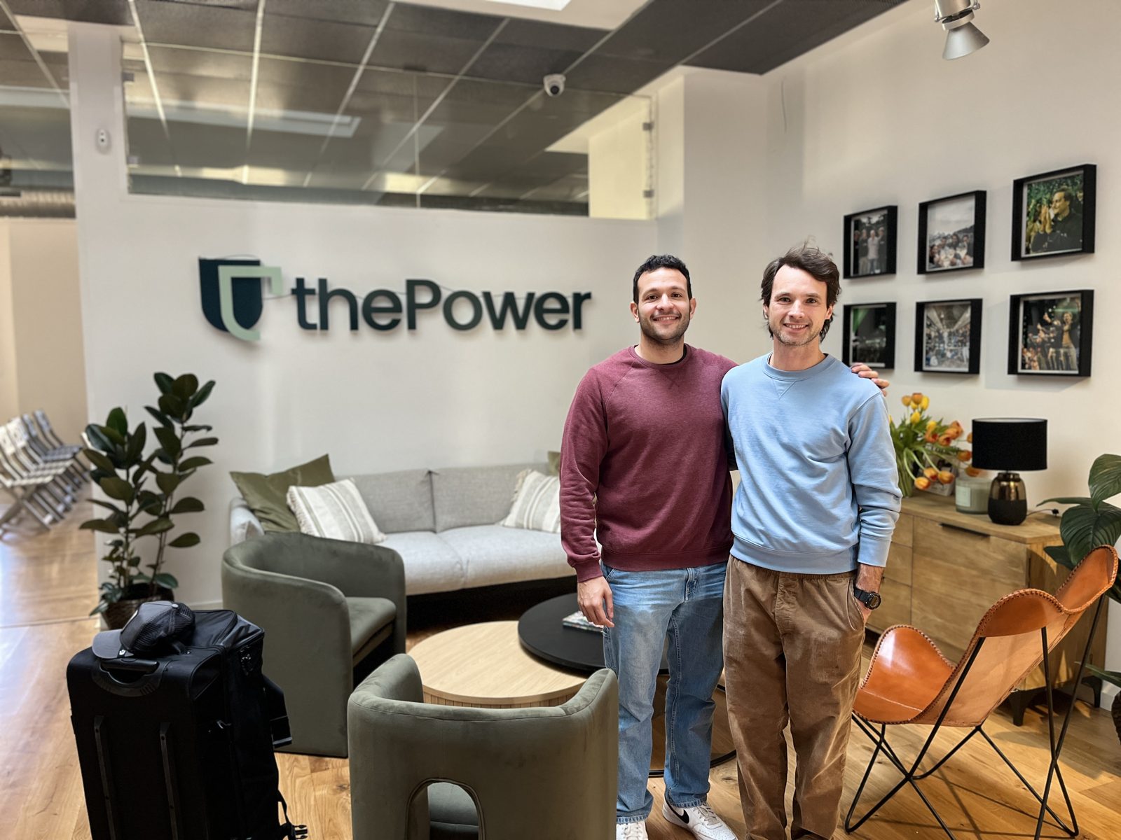 El rodaje del primer anuncio, en la sede de ThePower.